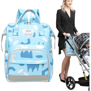 Unbranded (Blue) Diaper Bags for Mom - Portable Multifunction Travel Tote Baby Changing Ba Unbranded (Blue) Diaper Bags for Mom - Portable Multifunction Travel Tote Baby Changing Ba