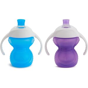Munchkin Click Lock Bite Proof Trainer Cup 7 Ounce 2 Pack Blue/Purple Munchkin Click Lock Bite Proof Trainer Cup 7 Ounce 2 Pack Blue/Purple