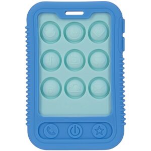 Nuby Baby Teething Toy 3+ Months Giggle Bytes Sensory Popper Cellphone Blue Nuby Baby Teething Toy 3+ Months Giggle Bytes Sensory Popper Cellphone Blue