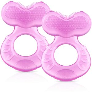 Nuby Silicone TeeThe-EEZ Teether with Bristles Includes Hygienic Case Pink (Co Nuby Silicone TeeThe-EEZ Teether with Bristles Includes Hygienic Case Pink (Co