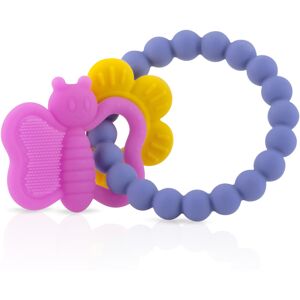 Nuby Chewy Charms Silicone Teether with Butterfly/Flower or Coral Unicorn 1 Cou Nuby Chewy Charms Silicone Teether with Butterfly/Flower or Coral Unicorn 1 Cou