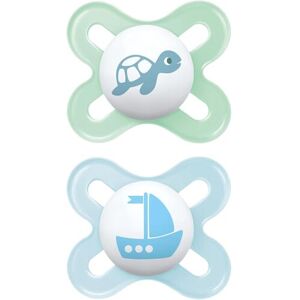 MAM Original Start Soothers 0-2 Months, 2 Pack, Steriliser Case MAM Original Start Soothers 0-2 Months, 2 Pack, Steriliser Case