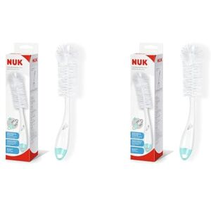 NUK 2 in 1 Flexible Bottle Brush Baby Bottle & Teat Brush (Pack of 2) NUK 2 in 1 Flexible Bottle Brush Baby Bottle & Teat Brush (Pack of 2)