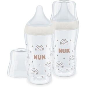 NUK Perfect Match Baby Bottles - 3+ Months, Anti Colic, 260ml, 2 Count NUK Perfect Match Baby Bottles - 3+ Months, Anti Colic, 260ml, 2 Count