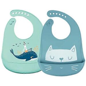 Unbranded (As show, One size) Baby Bibs Soft Silicone Bibs Green Recuperator Bib Waterproo Unbranded (As show, One size) Baby Bibs Soft Silicone Bibs Green Recuperator Bib Waterproo