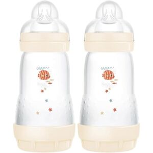 MAM Easy Start Anti-Colic Baby Bottles 2 Pack (2 x 260ml) Self-Sterilising B MAM Easy Start Anti-Colic Baby Bottles 2 Pack (2 x 260ml) Self-Sterilising B