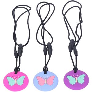 Unbranded Cute Butterfly Pattern Baby Teething Toys 3pcs Soft Silicone Sensory Necklace Unbranded Cute Butterfly Pattern Baby Teething Toys 3pcs Soft Silicone Sensory Necklace