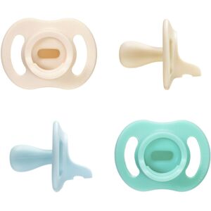 Tommee Tippee Ultra-Light StayPut Dummy, 0-6m, 4 Pack, One-Piece Silicone Soothe Tommee Tippee Ultra-Light StayPut Dummy, 0-6m, 4 Pack, One-Piece Silicone Soothe