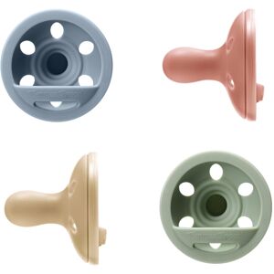 Tommee Tippee Breast-Like Dummy, 6-18m, 4-Pack, Lightweight, One-Piece Silicone Tommee Tippee Breast-Like Dummy, 6-18m, 4-Pack, Lightweight, One-Piece Silicone