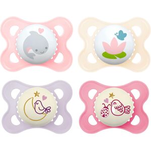 MAM Day & Night (2+2) SkinSoft Silicone Soothers 0-6 months, 4 pieces, 2 travel MAM Day & Night (2+2) SkinSoft Silicone Soothers 0-6 months, 4 pieces, 2 travel