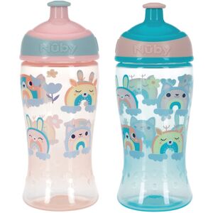 Nuby Super Slurp Water Bottle - No Spill Active Toddler Sippy Cup 360ml / 12oz Nuby Super Slurp Water Bottle - No Spill Active Toddler Sippy Cup 360ml / 12oz