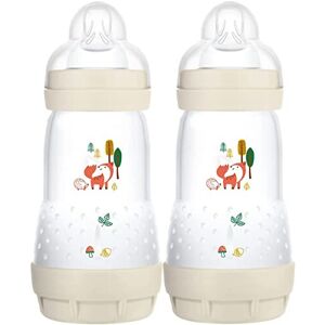 MAM Easy Start Anti-Colic Baby Bottles 2 Pack (2 x 260ml) Self-Sterlising Ba MAM Easy Start Anti-Colic Baby Bottles 2 Pack (2 x 260ml) Self-Sterlising Ba