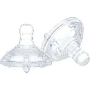 2x Nuby Medium Flow Anti-Colic Bottle Teats 4pk 2x Nuby Medium Flow Anti-Colic Bottle Teats 4pk