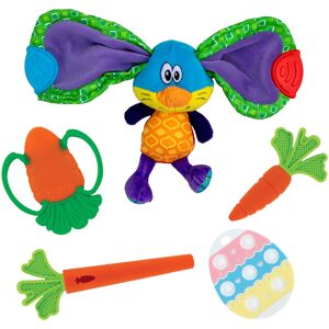 Nuby Baby Play and Explore Easter Gift Bundle - Silicone Carrot Tube Teether Veg Nuby Baby Play and Explore Easter Gift Bundle - Silicone Carrot Tube Teether Veg