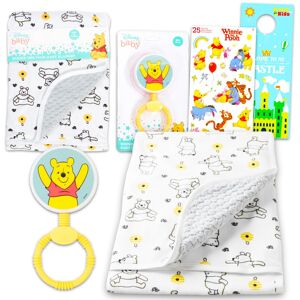 Disney Winnie The Pooh Baby Gift Set - Newborn Essentials Bundle with Blanket Ra Disney Winnie The Pooh Baby Gift Set - Newborn Essentials Bundle with Blanket Ra