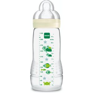 MAM Easy Active 2nd Age Bottle, 330ml - 6+ Months - X-Flow Teat, Ultra-Fast Spee MAM Easy Active 2nd Age Bottle, 330ml - 6+ Months - X-Flow Teat, Ultra-Fast Spee