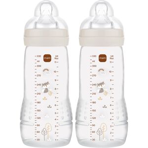 MAM Easy Active Bottles 2 Pack (2 x 330ml) Fast Flow MAM Teats Size 3 Baby MAM Easy Active Bottles 2 Pack (2 x 330ml) Fast Flow MAM Teats Size 3 Baby