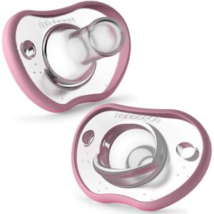 Nanobebe Baby Soothers 0-3 Month - Orthodontic, Curves Comfortably with Face Con Nanobebe Baby Soothers 0-3 Month - Orthodontic, Curves Comfortably with Face Con