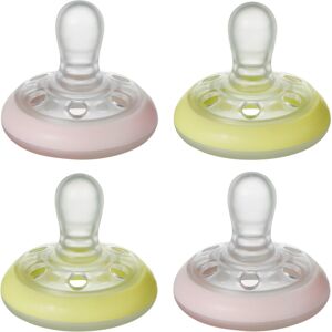 Tommee Tippee Breast-Like Soother Night, Glow in the Dark, Skin-Like Texture, Sy Tommee Tippee Breast-Like Soother Night, Glow in the Dark, Skin-Like Texture, Sy