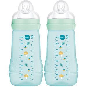 MAM Easy Active Bottles 2 Pack (2 x 270ml) Medium Flow MAM Teats Size 2 Ba MAM Easy Active Bottles 2 Pack (2 x 270ml) Medium Flow MAM Teats Size 2 Ba