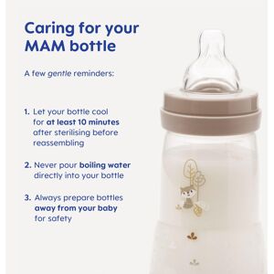 MAM Easy Start Anti-Colic Baby Bottles 2 Pack (2 x 130ml) Self-Sterlising Ba MAM Easy Start Anti-Colic Baby Bottles 2 Pack (2 x 130ml) Self-Sterlising Ba