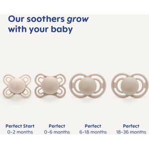 MAM Perfect Soothers 6-18 Months 2 Pack Comes in Dummy Steriliser Case S MAM Perfect Soothers 6-18 Months 2 Pack Comes in Dummy Steriliser Case S