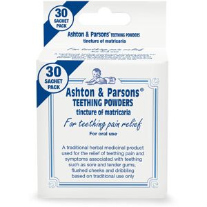 Ashton & Parsons Teething Powders, used to soothe teething pain and symptoms, fo Ashton & Parsons Teething Powders, used to soothe teething pain and symptoms, fo