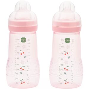 MAM Easy Active Bottles 2 Pack (2 x 270ml) Medium Flow MAM Teats Size 2 Ba MAM Easy Active Bottles 2 Pack (2 x 270ml) Medium Flow MAM Teats Size 2 Ba