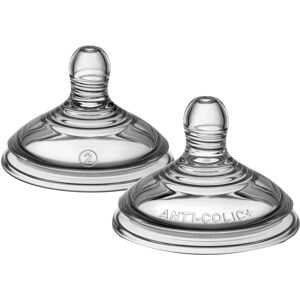Tommee Tippee Advanced Anti-Colic Baby Bottle Teats, Medium Flow for 3m+, Pack o Tommee Tippee Advanced Anti-Colic Baby Bottle Teats, Medium Flow for 3m+, Pack o