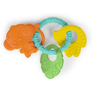 Bright Starts Tropical Chews Silicone Teething Ring - BPA-Free Monkey, Leaf, Ban Bright Starts Tropical Chews Silicone Teething Ring - BPA-Free Monkey, Leaf, Ban