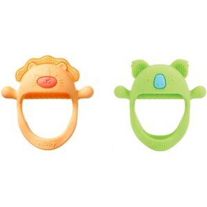 Nuby Silicone Mini Wrist Teethers Easy Grip BPA-Free Suitable from 3 Month Nuby Silicone Mini Wrist Teethers Easy Grip BPA-Free Suitable from 3 Month