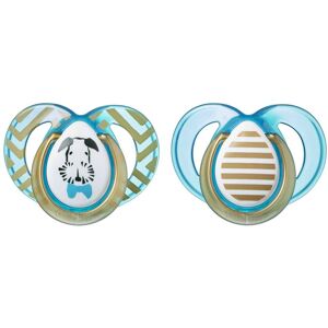 Tommee Tippee 2 Fashion Pacifiers 6-18 Months Boy - 2 Count Tommee Tippee 2 Fashion Pacifiers 6-18 Months Boy - 2 Count