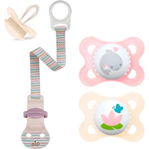 MAM Skin-Soft-Silicone Dummy, pack of 2, incl. travel box & Nip Soother Band MAM Skin-Soft-Silicone Dummy, pack of 2, incl. travel box & Nip Soother Band