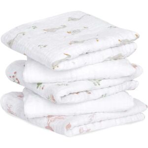aden + anais? Essentials 5 Pack Cotton Muslin Squares Country Floral aden + anais? Essentials 5 Pack Cotton Muslin Squares Country Floral