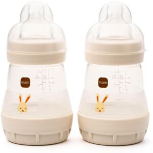 MAM Easy Start Anti-Colic Baby Bottles 2 Pack (2 x 160ml) Self-Sterlising Ba MAM Easy Start Anti-Colic Baby Bottles 2 Pack (2 x 160ml) Self-Sterlising Ba