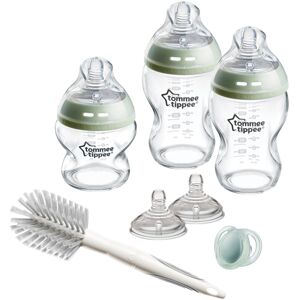 Tommee Tippee Natural Start Glass Newborn Starter Set, 150ml and 250ml Anti-Coli Tommee Tippee Natural Start Glass Newborn Starter Set, 150ml and 250ml Anti-Coli