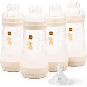 MAM Easy Start Anti-Colic Baby Bottles 4 Pack (4X 260ml) Self-Sterilising Ba MAM Easy Start Anti-Colic Baby Bottles 4 Pack (4X 260ml) Self-Sterilising Ba