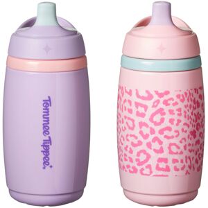 Tommee Tippee Insulated Active Spout Toddler Sippy Cup, 266ml, 12m+, Pack of 2, Tommee Tippee Insulated Active Spout Toddler Sippy Cup, 266ml, 12m+, Pack of 2,