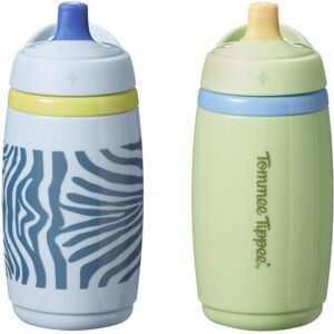 Tommee Tippee Insulated Active Spout Toddler Sippy Cup, 266ml, 12m+, Pack of 2, Tommee Tippee Insulated Active Spout Toddler Sippy Cup, 266ml, 12m+, Pack of 2,