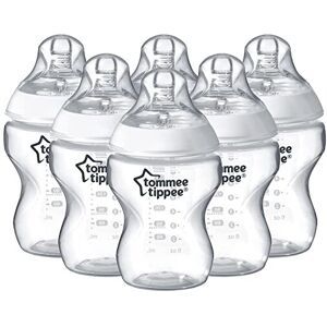 Tommee Tippee Closer to Nature Baby Bottles, Slow Flow Breast-Like Teat with Ant Tommee Tippee Closer to Nature Baby Bottles, Slow Flow Breast-Like Teat with Ant