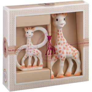 Sophie la girafe Teething Toy Set – 100% Natural Rubber – Original Sophie + So P Sophie la girafe Teething Toy Set – 100% Natural Rubber – Original Sophie + So P