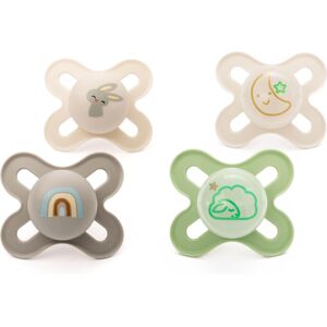 MAM Original Start Day & Night Soothers 0-2 Months 4 Pack Includes 2X Glow MAM Original Start Day & Night Soothers 0-2 Months 4 Pack Includes 2X Glow