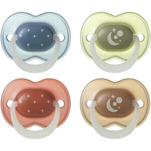 Tommee Tippee NightGlow Dummy, 6-18 Months, 4 Pack, Glow in The Dark, Orthodonti Tommee Tippee NightGlow Dummy, 6-18 Months, 4 Pack, Glow in The Dark, Orthodonti