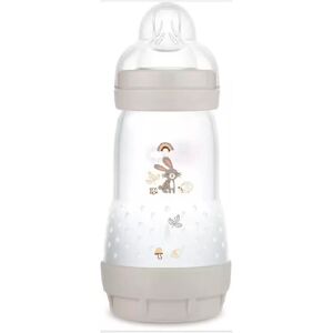 MAM Anti-Colic Bottle, 2-4 Months, 260 ml, with Teat 2 Medium Flow Silicone Easy MAM Anti-Colic Bottle, 2-4 Months, 260 ml, with Teat 2 Medium Flow Silicone Easy