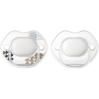 Tommee Tippee Urban Style Soother for Unisex, 0 to 6 Months, Pack of 2 Tommee Tippee Urban Style Soother for Unisex, 0 to 6 Months, Pack of 2