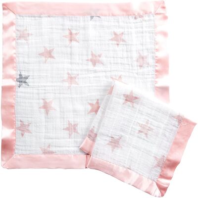 aden by aden + anais issie security blanket, 100% cotton muslin, 2 pack, doll aden by aden + anais issie security blanket, 100% cotton muslin, 2 pack, doll