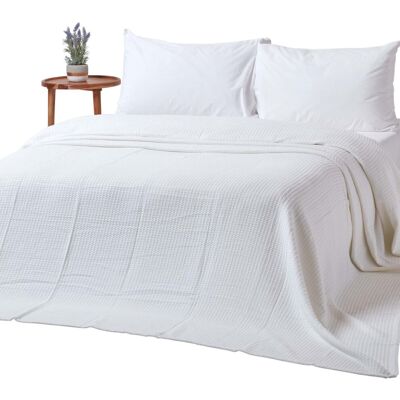 Homescapes White Organic Cotton Waffle Baby Blanket - Baby Blanket Homescapes White Organic Cotton Waffle Baby Blanket - Baby Blanket