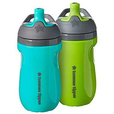 Tommee Tippee Insulated Sportee Water Bottle for Toddlers, Spill-Proof, 260ml, 1 Tommee Tippee Insulated Sportee Water Bottle for Toddlers, Spill-Proof, 260ml, 1