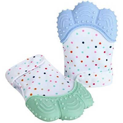 PandaEar - Soothing Teething Mitten - 2 Pack PandaEar - Soothing Teething Mitten - 2 Pack