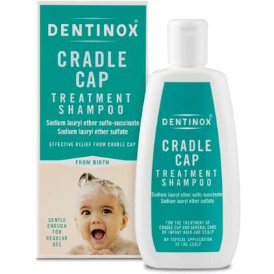 Dentinox Cradle Cap Treatment Shampoo for Babies - 125 ml, Gentle Relief from Bi Dentinox Cradle Cap Treatment Shampoo for Babies - 125 ml, Gentle Relief from Bi